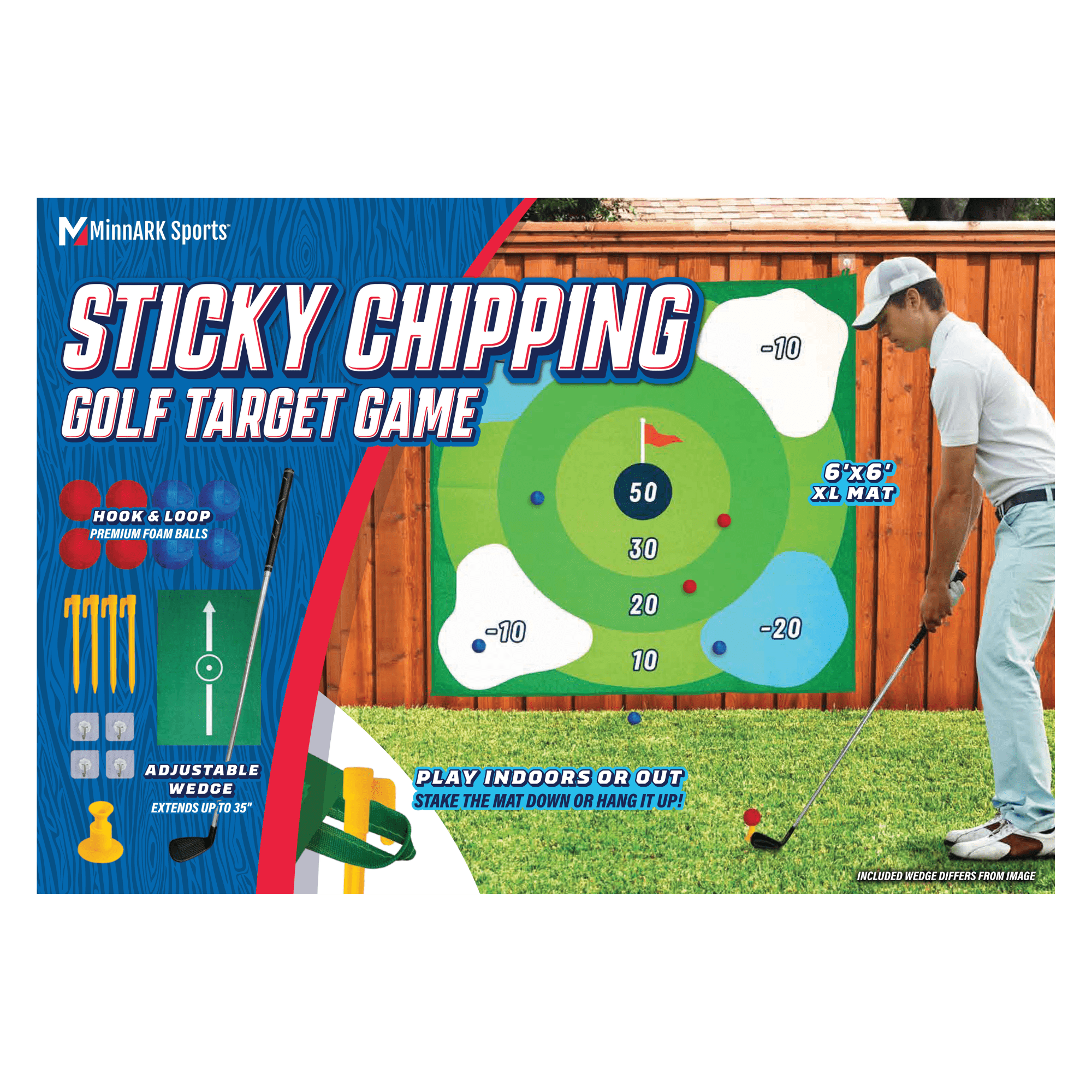 Sticky Chipping Golf Target Game, Indoor Outdoor Game, for All