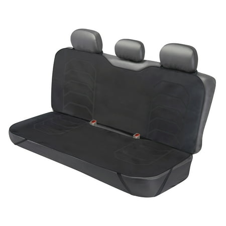 Auto Drive Waterproof Rear Bench Seat Protector Black  Universal Fit  SC533257