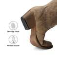 thumbnail image 4 of DREAM PAIRS Women's Western Cowboy Cowgirl Boots Square Toe Embroidery Mid Calf Booties, 4 of 8