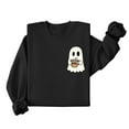 thumbnail image 5 of Bovxnpu Womens Oversized Sweatshirts, Halloween Day Sweatshirts for Women Fleece Crewneck Sweaters Casual Tops Comfy Fall Fashion Outs Winter Clothes, 5 of 7