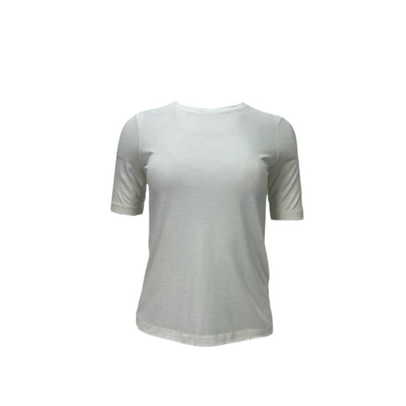 TOTEME Women's Short Sleeve Round Neck Stockholm T-Shirt, White, S