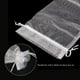 thumbnail image 3 of PIXNOR - 10 bolsas de regalo de organza transparente para botellas de vino (blancas), 3 of 6