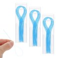 thumbnail image 1 of TEHAUX 150Pcs Flossing Sticks Nylon Blue Tooth Picks Flossers for Travel, 1 of 5