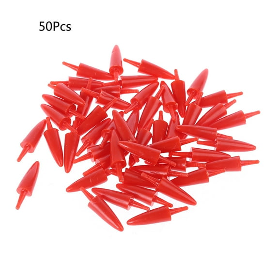 50pcs 12x23mm Plastic DIY Snowman Nose for Handmade Craft Children Kids Toys Chr
