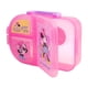 thumbnail image 4 of Contenedor Lunch Box Plástico, Diseño Minnie Mouse Disney Clásicos, 3 Divisiones con Cierre de Clip, Libre de BPA, Color Rosa, 4 of 5