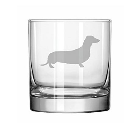 

11 oz Rocks Whiskey Highball Glass Dachshund