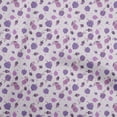 thumbnail image 1 of oneOone Silk Tabby Light Purple Fabric Autumn Sewing Material Print Fabric By The Yard 42 Inch Wide, 1 of 4