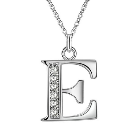 Wholesale 26 Letters Necklace Diamond Fashion Accessories Gifts For Lover’s Girlfriend