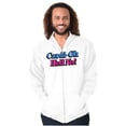 thumbnail image 5 of Oh Hell No Rapper Singer Hip-Hop Zip Up Hoodie Men's Women's Brisco Brands X, 5 of 6
