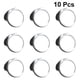 thumbnail image 2 of Espejo de maquillaje de metal plegable de doble cara, redondo, de mano, para niñas y mujeres, para exteriores, 10 unidades, 2 of 7