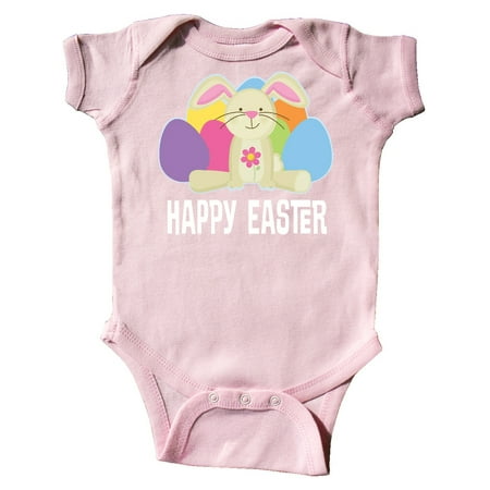 

Inktastic Happy Easter Bunny Holiday Eggs Gift Baby Girl Bodysuit