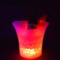 thumbnail image 4 of Cubo De Hielo De Gran Capacidad De 5L Contenedor De Bebidas Led Cubo De Hielo De Cerveza A Prueba De Agua Cubo De Hielo De Vino Cubo De Hielo Redondo Contenedor De Bebida De Champán Para Bar Barbacoa Minnieouse HA027062-01, 4 of 6