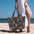 thumbnail image 6 of Kdxio Autumn with Pumpkins for Beach Bag for Women Large Beach Tote Bag Waterproof Sandproof Swim Bag with Zipper Pockets Beach Vacation Travel, 6 of 7