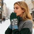 thumbnail image 2 of YAYUBA Winter Gloves for Women, Womens Gloves Cold Weather Thermal Warm Lined, Touchscreen Gloves for Christmas Gifts, 2 of 4