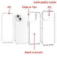 thumbnail image 4 of ELEHOLD for  iPhone 14 Case,Soft TPU Clear Heavy Duty Shockproof Rugged Women Men Transparent Full Body Protective Case with Screen Protector for iPhone 14,Clear, 4 of 7