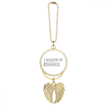 thumbnail image 1 of Quote I Major In Finance Art Deco  Fashion Car Keychain Angel Wing Pendant, 1 of 4