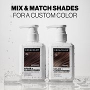 Keracolor Semi Permanent Hair Dye 3 in 1 Clenditioner, Espresso, 12 fl oz