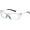 Clear, variant on OnGuard Safety RxAble Eyewear OG-220S Black Clear Goggles Large 58mm Small 55mm
