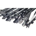 thumbnail image 3 of NiftyPlaza 8 Inch Mounting Hole Cable Ties, 50 Lbs Nail Screw Wire Hole Zip Tie, Total 100, 3 of 3