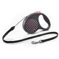 thumbnail image 1 of Flexi FUN Dots Petite Rétractable Chien Laisse, Rose, 5m/16ft, 1 of 9