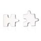 thumbnail image 1 of Mini Stainless Steel Puzzle Stud Earring Stylish Cute Jigsaw ear studs New Women Minimalist Earrings Games Jewelry, 1 of 5