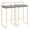 Gray+Gold, variant on Cterwk 34" Height Set of 2 Faux Leather Seat Barstool with Gold Metal Frame, Upholstered Bar Stools for Bar, Dining Room, Kitchen, Gray