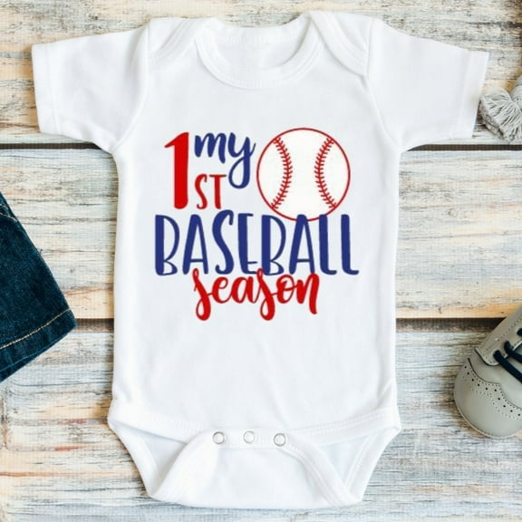 Baby Bodysuit BELLA CANVAS Baseball Baby Boy Outfit, Newborn Baseball Outfit, Baseball Baby Shower, Baby Boy Clothes, Sports Baby, My 1St Baseball Season, Baby Gift