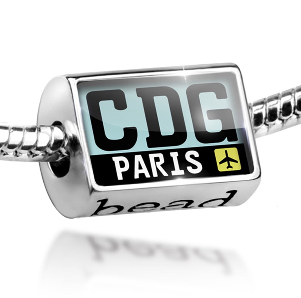Bead Airport code CDG / Paris country France Charm Fits All European