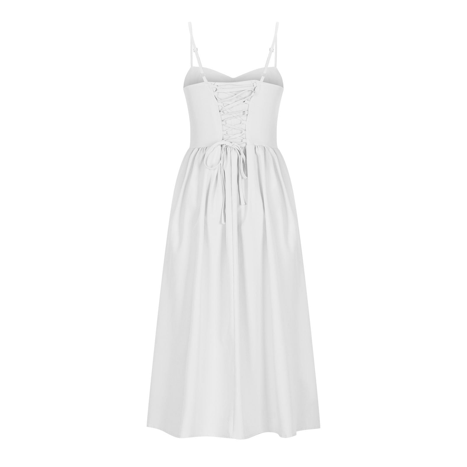 ★RAIVE★ Lace Long Onepiece in White VW4SO20001 Zunfeo Party Dresses for Women 2025 Summer Vacation Beach