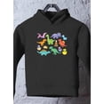 thumbnail image 3 of Adorable Baby Dinos Art Hoodie Toddler -Image by Shutterstock,  4 Toddler, 3 of 4