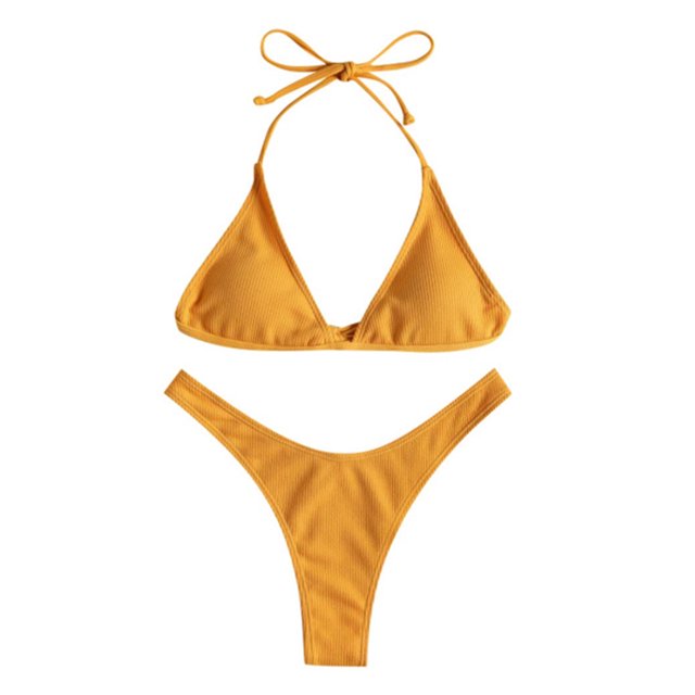 Soidarity Traje de baño sexy para mujer con almohadilla Playa Baño Ropa de playa Natación Correas ajustables Ropa de secado rápido Piscina al aire Type2 NO2 Soidarity OD021792-06