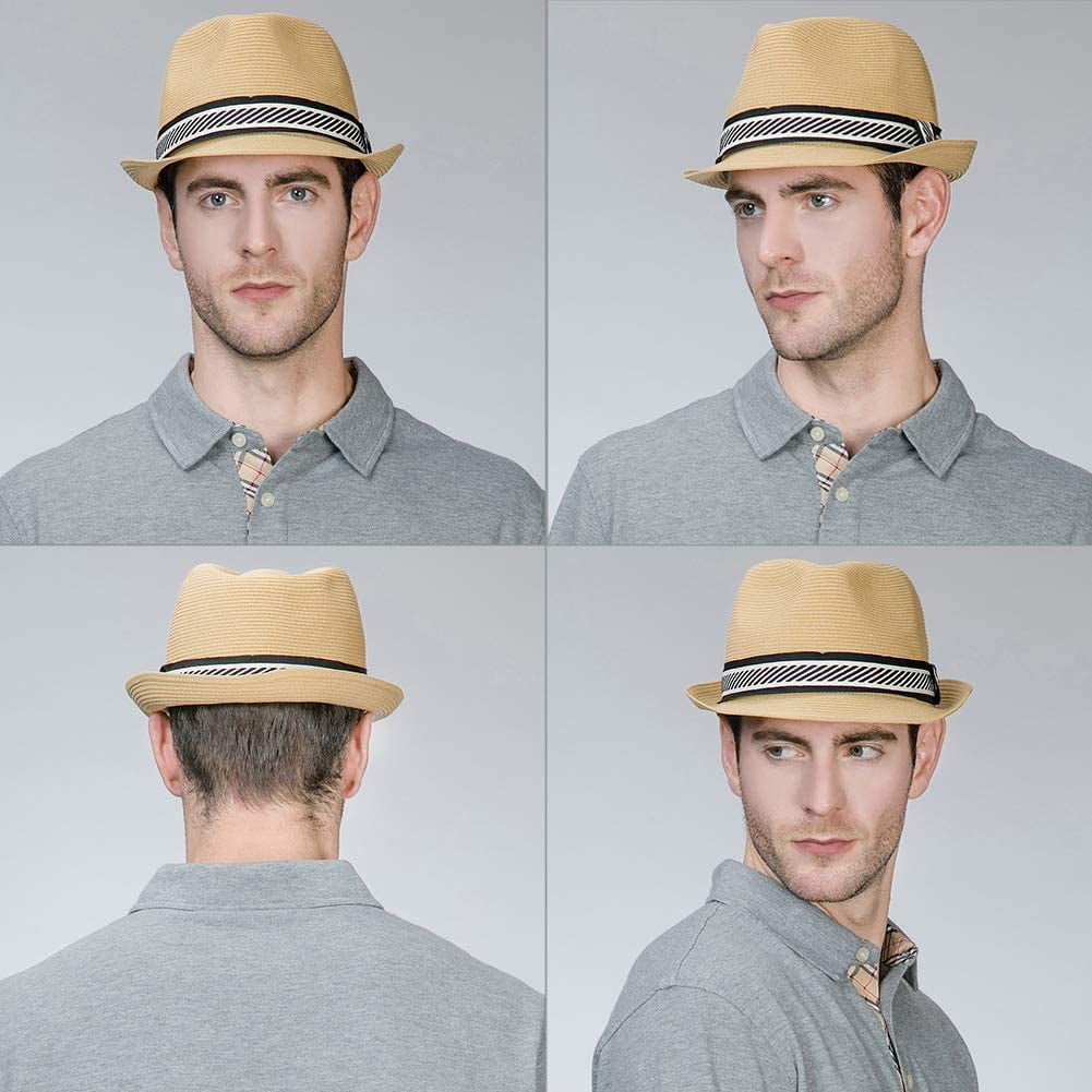 Comhats Beach Summer Fedora Hats for 