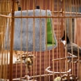 thumbnail image 3 of Nido de pájaros para loros, hamaca cálida de invierno, jaula colgante para cueva, casa de felpa, cabaña Triangular suave, hamaca, cueva colgante, cabaña duradera para acurrucarse, cama de, 3 of 5