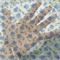 thumbnail image 3 of Flower Tulle Curtains with Rod Pocket, Flower Pattern Feminine Nostalgic Art Greenland Natural Creative Design, Sheer Drape for Wedding Party 2 Panels, 7 Sizes, Pale Blue White Green, by Ambesonne, 3 of 3
