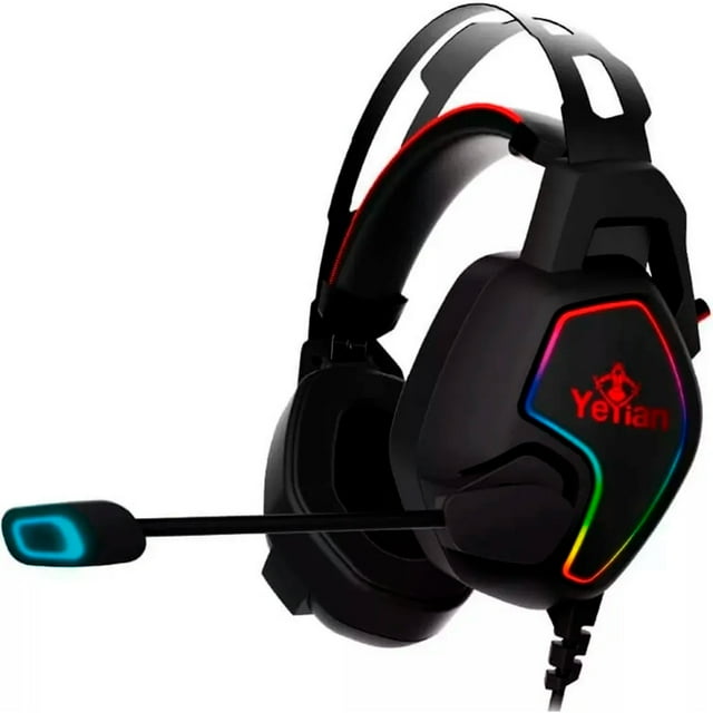 Audifonos Gamer Yeyian Vicious USB 3.5mm PC PS4 Xbox One RGB YDV-33403
