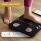 thumbnail image 5 of Báscula inteligente de grasa corporal INEVIFIT, analizador digital de composición corporal con Bluetooth de alta precisión para baño. Mide peso, grasa corporal, agua, músculo, grasa visceral y masa ós, 5 of 5