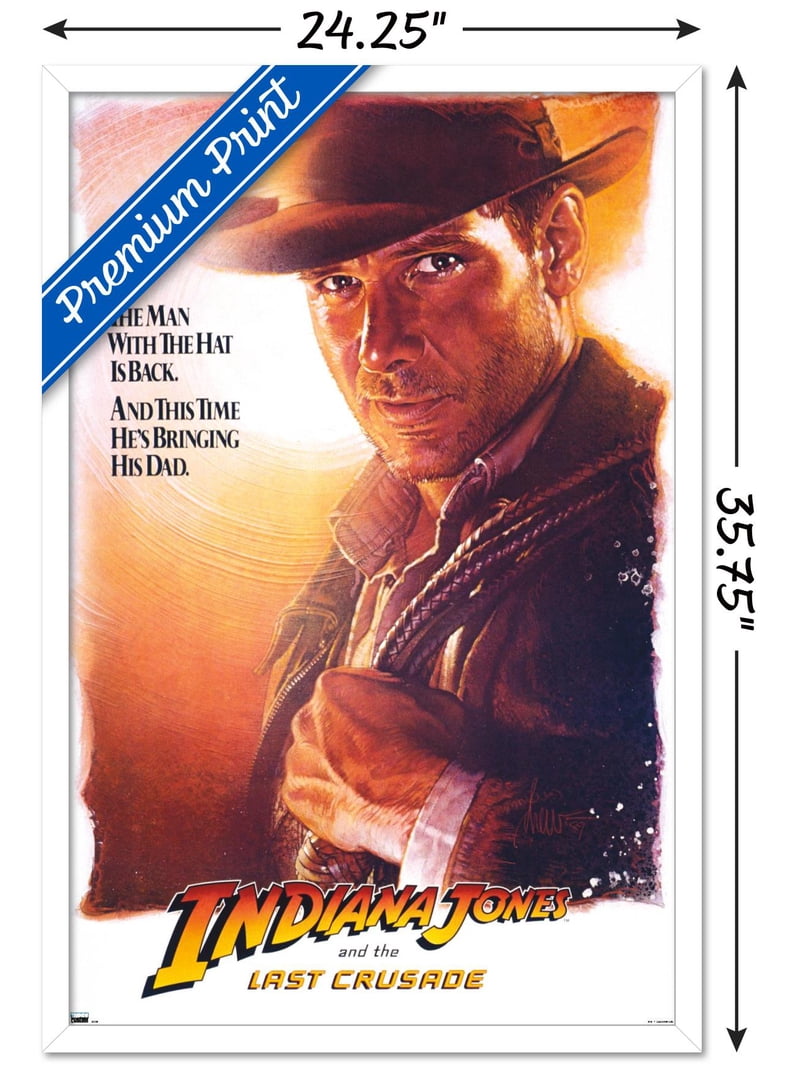 Indiana Jones And The Last Crusade - One Sheet Wall Poster, 22.375