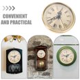 thumbnail image 2 of Shisuyan Diy Silent Clock Insert With Metal Frame Roman Numerals Quartz Clock Mechanism Ideal For Crafts Or Replacing Old Clock Faces, 2 of 8