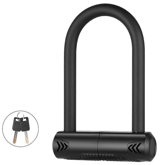 Cable resistente de la bicicleta del lazo del doble de la cerradura U de la bicicleta, cerradura de la bicicleta