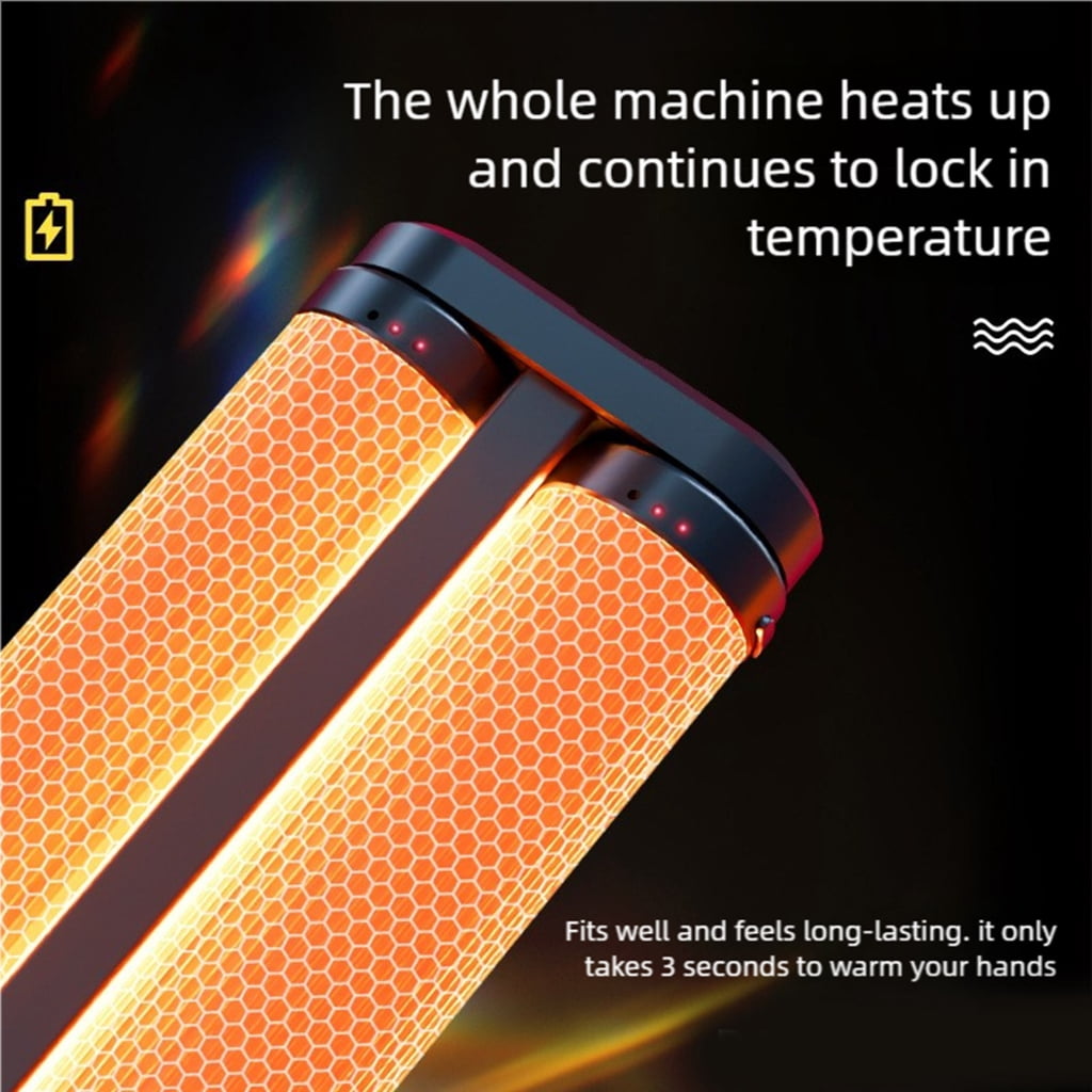 Lightweight Hand Warming Device Quick Warming Electric Hand Warmer Portable Heater for Women Men Camping