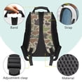 thumbnail image 4 of HUISEFOR Duck Camo Backpack for School Kids Girls 17 Inch Large Capacity Kids Backpack, Lightweight Breathable College Students Backpacks Comfortable Shoulder Bookbag, 4 of 7