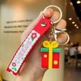 thumbnail image 4 of Christmas Keychain Gift,Cute Cartoon Xmas Key Chain Santa for Girls Women Schoolbag Christmas Decoration, 4 of 4