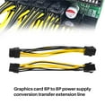 thumbnail image 2 of 2 Pack Graphics Card 6 Pin to 8 Pin PCIe Adapter Power Cable (GPU Video Graphics Card Power Cable) 7.8 Inch, 2 of 8