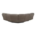 thumbnail image 4 of ACME Kantu Faux Leather Upholstered Motion Sectional Sofa in Brown, 4 of 9