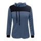 thumbnail image 5 of Sudadera holgada de manga larga con cuello redondo y costuras con capucha para mujer Pompotops gfhjh9158, 5 of 7