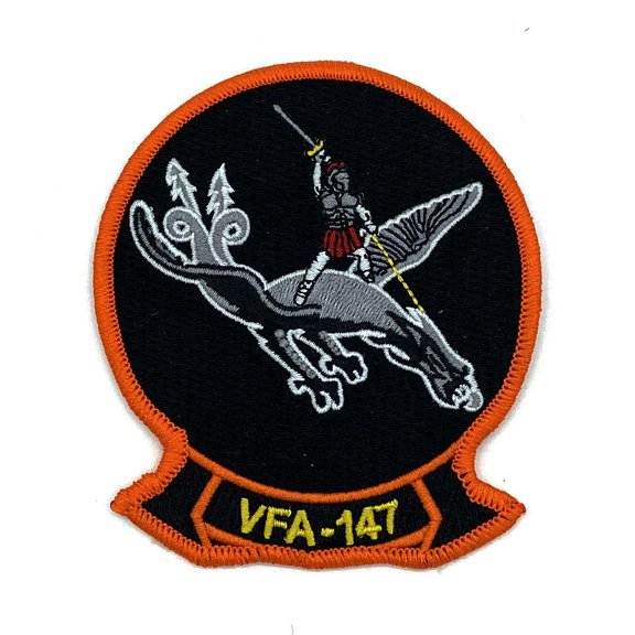 VFA-147 Argonauts Throwback Squadron Patch – With Hook and Loop