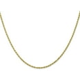 thumbnail image 2 of 14K Yellow Gold 1.5mm Diamond-cut Solid Rope with Lobster Lock Chain - 18", 2 of 8