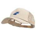 thumbnail image 2 of Blue River Illustration Big Size Embroidered Big Foam Mesh Truck Cap - Khaki XL-3XL, 2 of 5