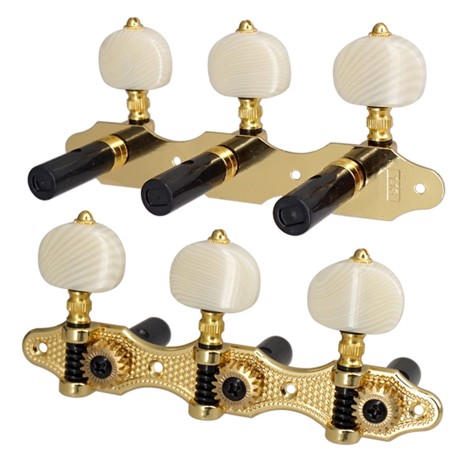 Elowen Acoustic Guitar Tuning Peg 2 Planks Classical Guitar Tuning Peg Acoustic Guitar Tuners 1:18 Tuning Key 3 Left 3 Right Guitars Knobs Replacement