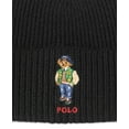 thumbnail image 2 of Polo Ralph Lauren Men's Signature Varsity Bear Beanie - Polo Black, 2 of 3